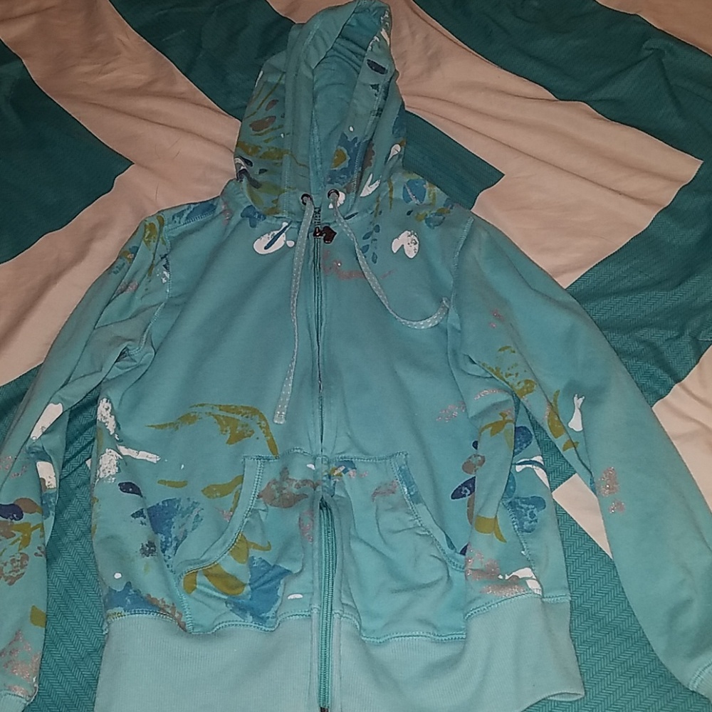 Zip up hoodie size small women's or size 12 girls